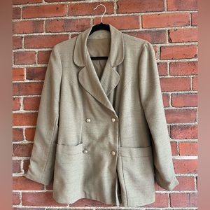 Vintage blazer with vibntage chanel buttons